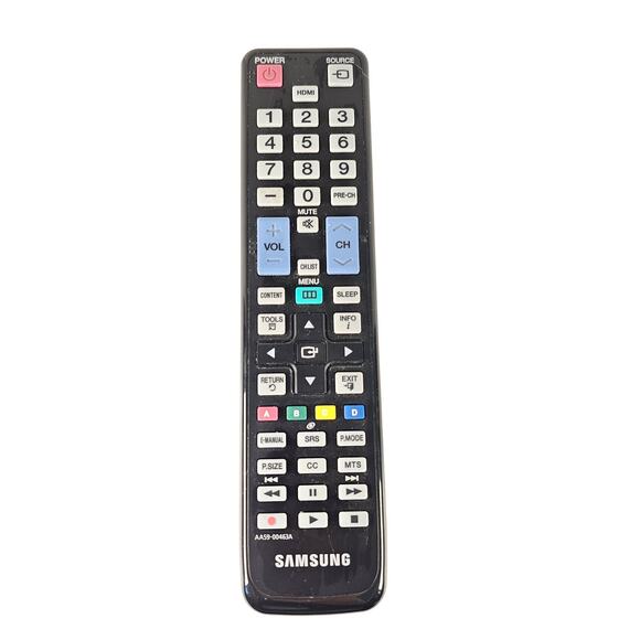 Samsung TV Remote Control AA59-00463A Original Genuine OEM Works Tested Black - Picture 2 of 13